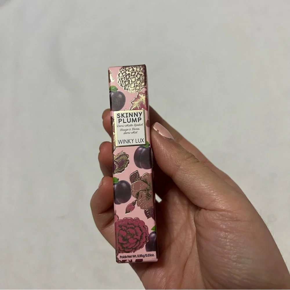 winky lux skinny plump demi matte lipstick rom com June sale